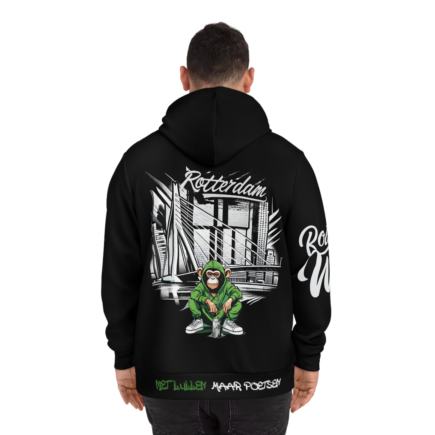 *Premium* Hoodie Urban Erasmus zwart