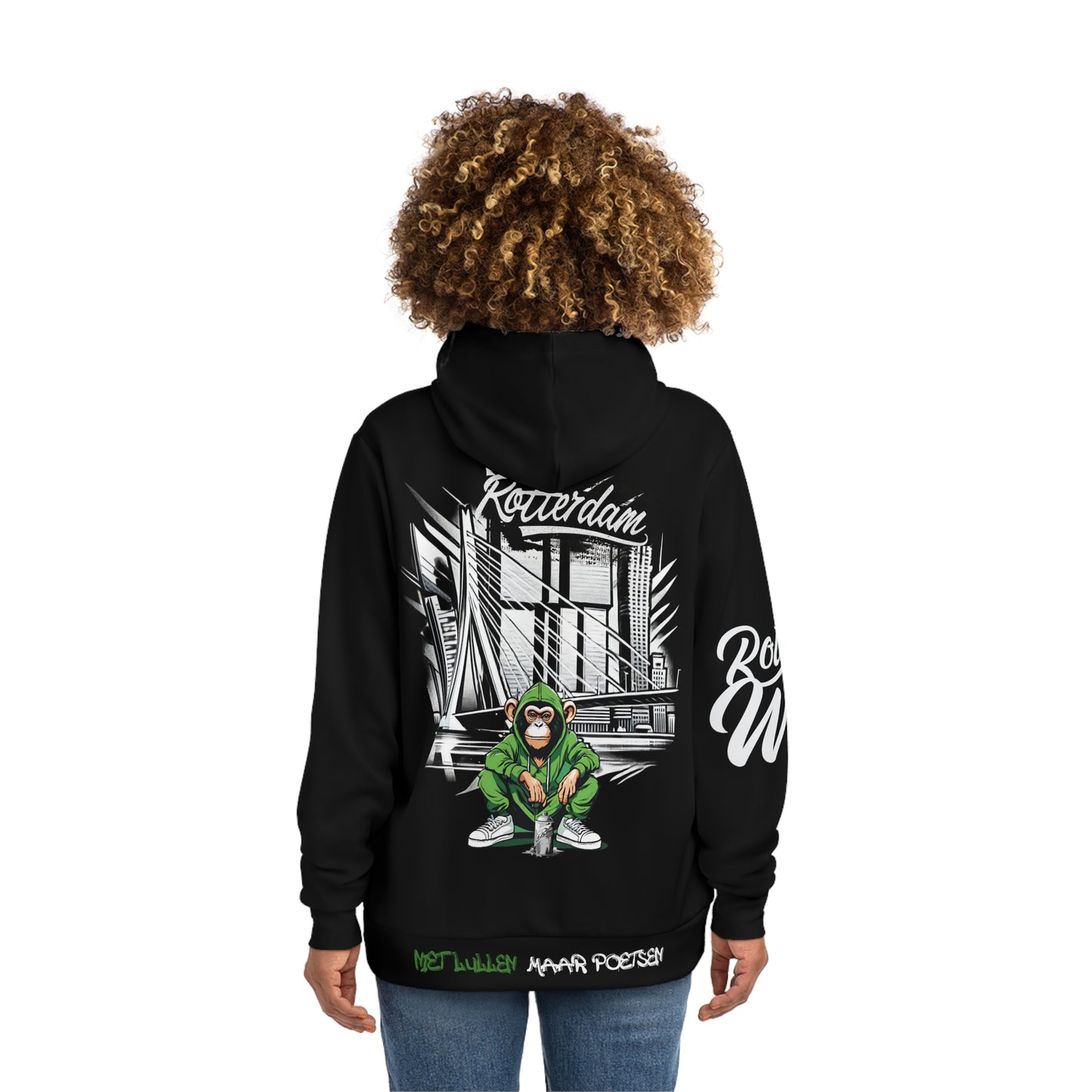 *Premium* Hoodie Urban Erasmus zwart