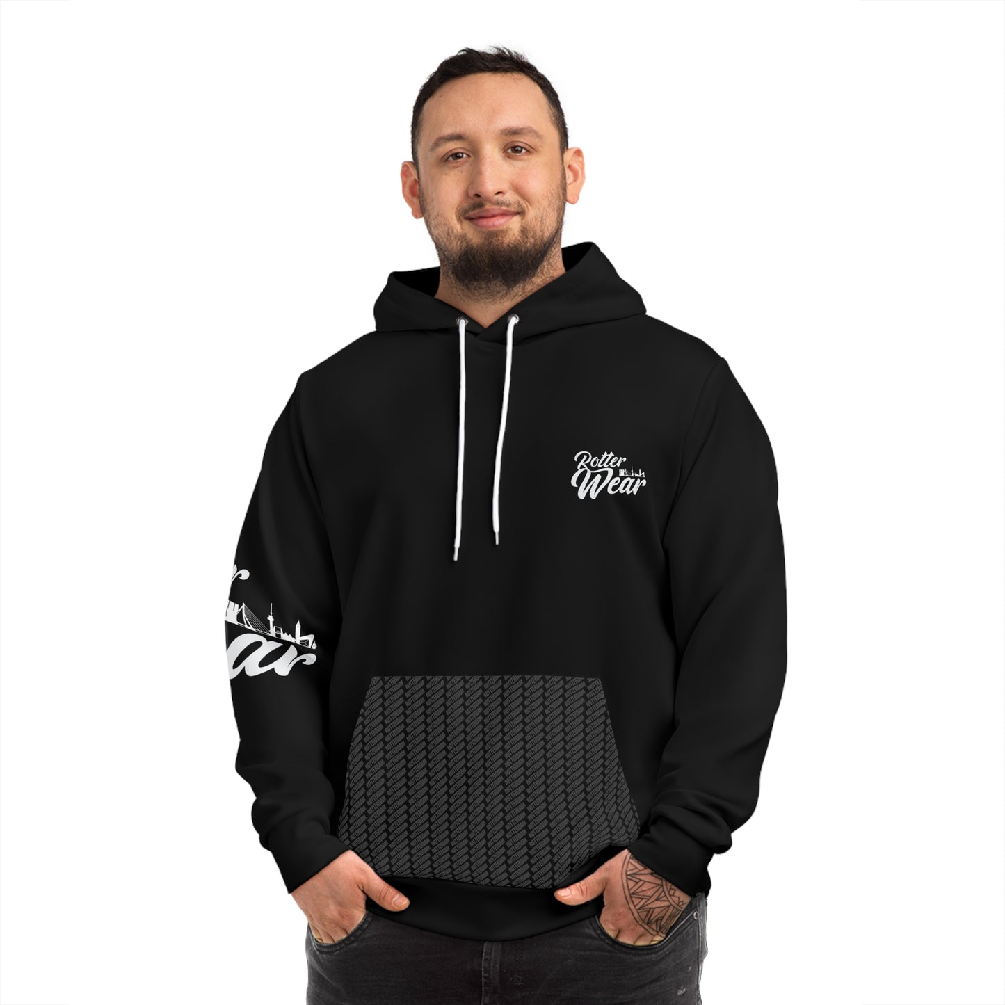 *Premium* Hoodie Urban Erasmus zwart