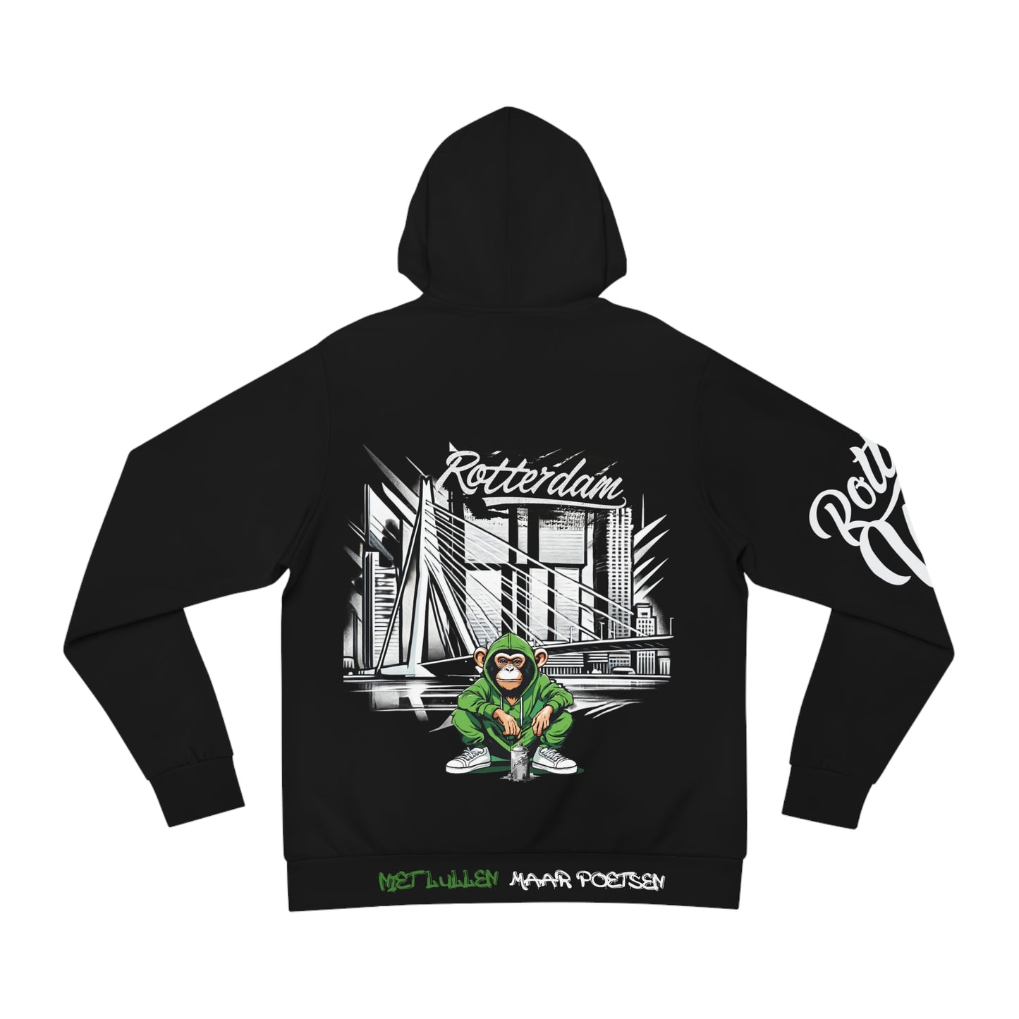 *Premium* Hoodie Urban Erasmus zwart
