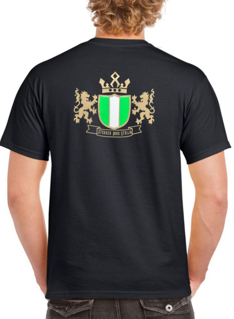 Wapen van Rotterdam T-Shirt Goud met 3D vinyl